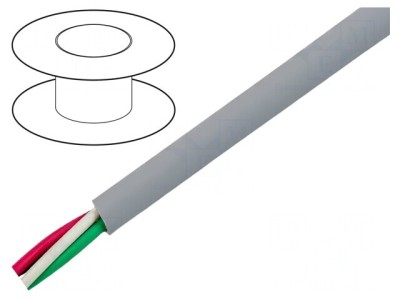 Cablu EcoCable Mini 4x28AWG neecranat 305m foto