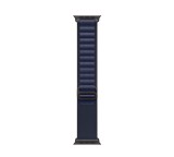 Curea smartwatch, THD, Alpine Loop, pentru Apple Watch Ultra2 49 mm, Apple Watch 46 mm seria 10, marime universala, catarama neagra, Albastru Navy