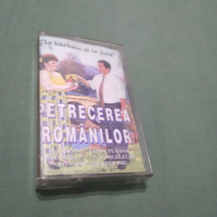CASETA AUDIO DE PETRECERE FORMATIA RECORD -PETRECEREA ROMANILOR -IA BARBATE SI TE JURA' CEVA RAR !!!! ORIGINALA