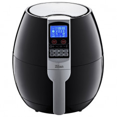 Friteuza Air Fryer Digital ZILAN ZLN-3604, Negru 1500 W, Capacitate 3.5 l, Timer 30 min,