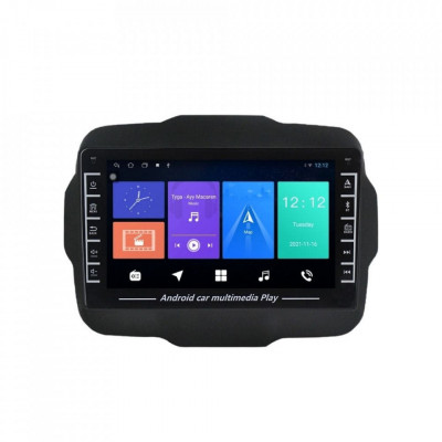 Navigatie dedicata cu Android Jeep Renegade dupa 2014, 1GB RAM, Radio GPS Dual foto