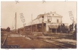 5304 - FOCSANI, Vrancea, Railway Station - old postcard, real Photo - unused, Necirculata, Fotografie