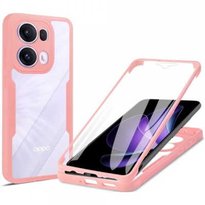 Husa pentru Oppo Reno13 Pro, Techsuit, ColorVerse 360, Roz foto