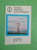 C9 10 - 1979 - Calendar de buzunar - reclama Editura Enciclopedica