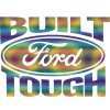 Sticker Ford Built , Autocolant Personalizat Rezistent pentru Masina Ta