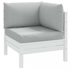 vidaXL Perne de paleți, 3 buc., melanj gri deschis, material textil