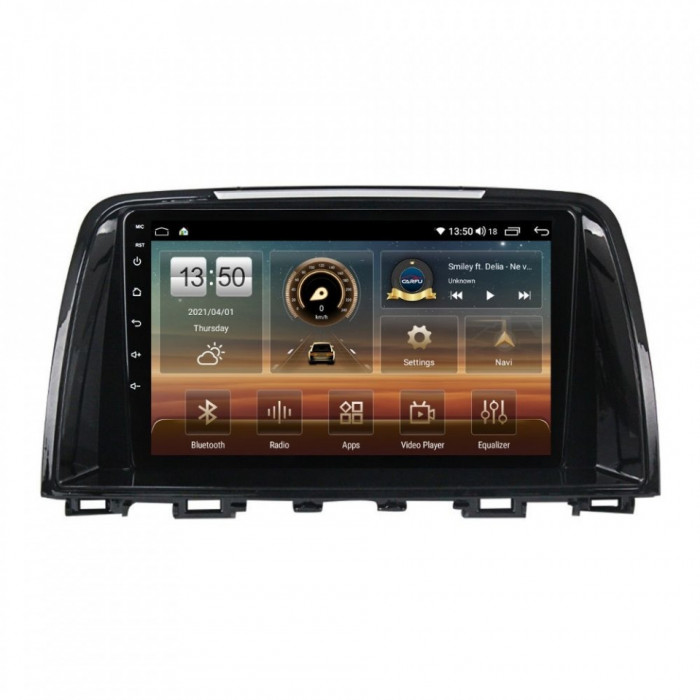 Navigatie dedicata cu Android Mazda 6 2013 - 2015, 6GB RAM, Radio GPS Dual