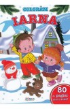 Coloram iarna. 80 de pagini pentru tine!