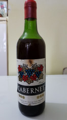 Sticla Vin Bulgaresc Rotwein CABERNET marca VINIMPEX-Sofia,pt.Germania,40-70 ani foto