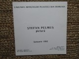 FOAIE EXPOZITIE STEFAN PELMUS PICTURA IANUARIE 1992