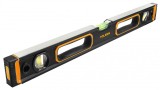 Nivela Magnetica Profesionala Tolsen Industrial 40cm, 3 Bule, Aluminiu, Precizie 0.5mm/m, Suprafete Milled, Protectie Soc