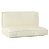 VidaXL Set de perne pentru palet 2 pcs Crem 120 x 80 x 12 cm