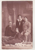 Bnk foto - Fotografie de familie - Foto-art Padureanu Buzau, Romania 1900 - 1950, Sepia, Portrete