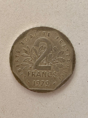 Moneda 2 FRANCS - 2 FRANCI - 1979 - Franta - KM 942.1 (117) foto