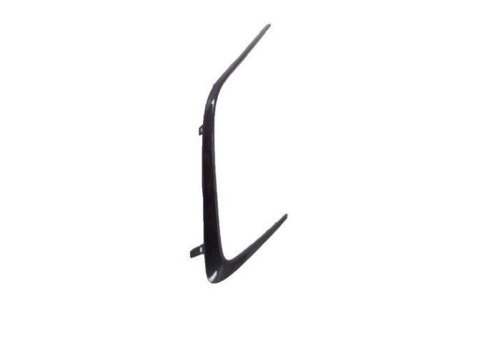 Ornament bara protectie, spoiler Toyota Corolla (E210), 07.2018-, model: Hatchback, versiune europeana, montare fata, dreapta, gri inchis, RapidAuto