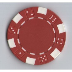 Jeton Poker - rosu, 40 mm