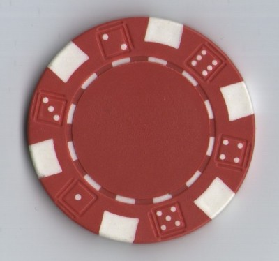 Jeton Poker - rosu, 40 mm foto
