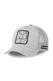Capslab sapca LOONEY culoarea gri, cu imprimeu