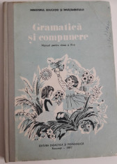 manual vechi GRAMATICA SI COMPUNERE clasa a III-a 1987 foto