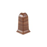 Colt exterior pentru plinta Vilo Flex 528, nuc inchis, 55 x 22 mm, 2 buc/set