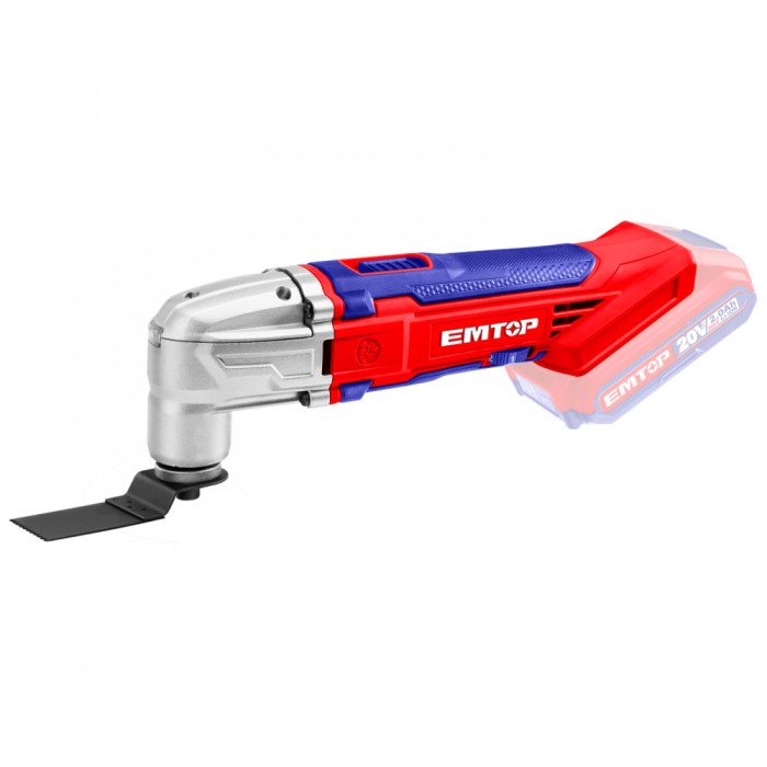 Instrument Multifunctional EMTOP ELMF2022, 20V fara Acumulator si Incarcator, 6 Viteze Reglabile, 8 Accesorii Incluse, Design Ergonomic, Control preci