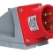 Fisa stecher 5 poli 3P+N+E 16A 6h 380V IP44 trifazic CEE montaj aplicat