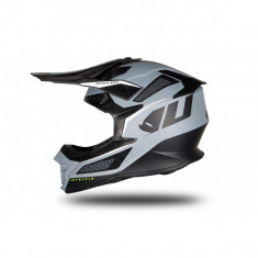 MBS Casca motocross/enduro Ufo Plast Intrepid, negru/gri, mat, M, Cod Produs: HE175M