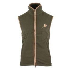 Vesta de l&acirc;nă Jack Pyke Countryman Fleece Gilet Pheasant, culoare oliv &icirc;nchis, mărimea XL