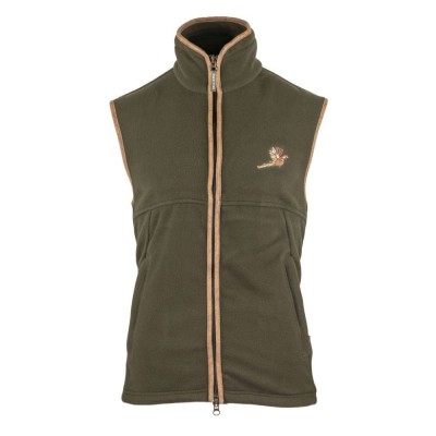 Vesta de l&amp;acirc;nă Jack Pyke Countryman Fleece Gilet Pheasant, culoare oliv &amp;icirc;nchis, mărimea XXL foto