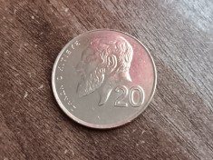 C50 - Moneda foarte veche - Cipru - 20 centi - 2001