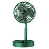 Cumpara ieftin Ventilator Portabil Telescopic AT PERFORMANCE&reg;, 3 Viteze, Acumulator, USB, Pliabil, Birou/Podea, Silentios, Protectie Supraincalzire
