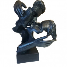 Statueta Decorativa Masca, Indragostiti, Negru, 27 cm, 065SX