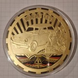 Medalie, Jeton, 70 milimetri in diametru, PROOF, TRABANT P601, RDG, 1949-1990