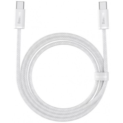 Cablu Date si Incarcare USB-C - USB-C Baseus Dynamic Series, 100W, 1m, Alb CALD000202 foto