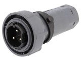 Conector circular tată 3 pini 25A 600V BULGIN Buccaneer 7000 PXP7010/03P/ST/1315