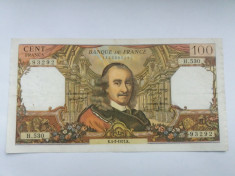Franta 100 franci 1971 foto