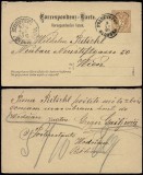 Austria 1889 Old postcard postal stationery Frauenberg to Vienna D.799