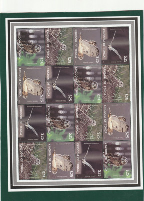 Tonga 2012-Fauna,Bufnite,coala 4 seriix4 valori,dantelate,MNH,Mi.1797-1800KB foto
