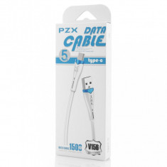 Cabluri PZX, Type-C Cable, Quick Charge, V156, 1.5m, White