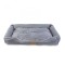 Pat pentru caini - 87 x 59 x 13 cm - gri Best CarHome