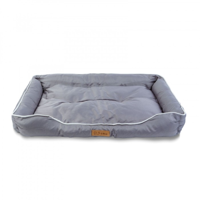 Pat pentru caini - 87 x 59 x 13 cm - gri Best CarHome