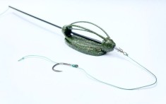 Montura crap prokarpfishing cu placuta ideala pescuit ape curgatoare carlig legat pe fir de par