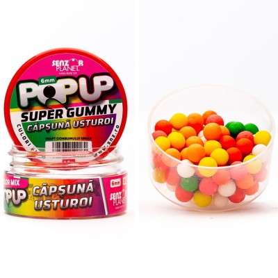 Pop Up Senzor Planet Capsuna &amp;amp; Usturoi, 6mm, 15g foto