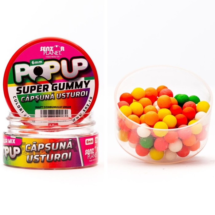 Pop Up Senzor Planet Capsuna &amp; Usturoi, 6mm, 15g