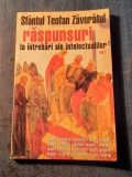 Raspunsuri la intrebari ale intelectualilor Sfantul Teofan Zavoratul vol. 1