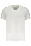 Cumpara ieftin Calvin Klein Jeans Tricou barbati cu decolteu in V, cu logo brodat, Regular fit, Alb, M
