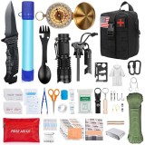 Kit de supraviețuire multifuncțional eMazing: 40 de unelte profesionale și echipament de prim-ajutor pentru drumeții și camping