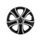 Set 4 Capace Roti 15 inchi (R15) Bis Gri-Negru, Compatibile Cu SsangYong