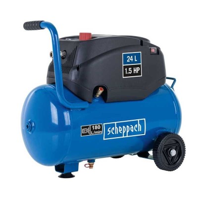 Compresor fara ulei HC24x Scheppach 5906138904, 1200 W, 24 l, 8 bari foto