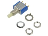 Comutator APEM 18535AD 2 Poziții SPDT 1A 30VDC Acționat prin Apăsare